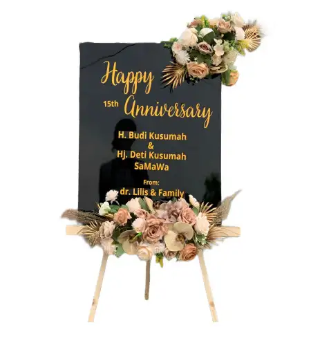 Papan Bunga Akrilik Gedung Wedding Bogor Kota