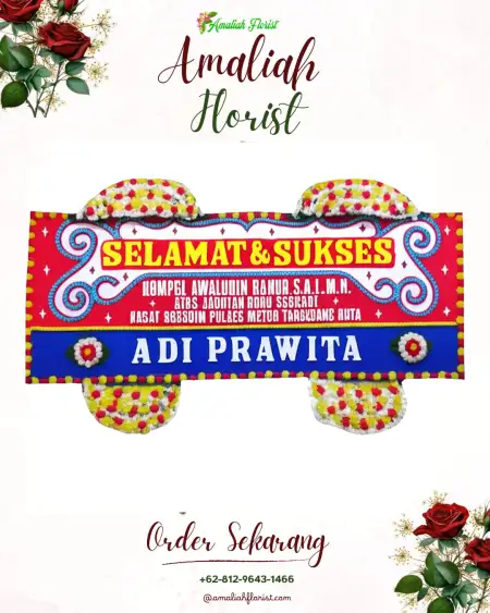 Papan Bunga Ucapan Selamat Gedung Wedding Bogor Kota