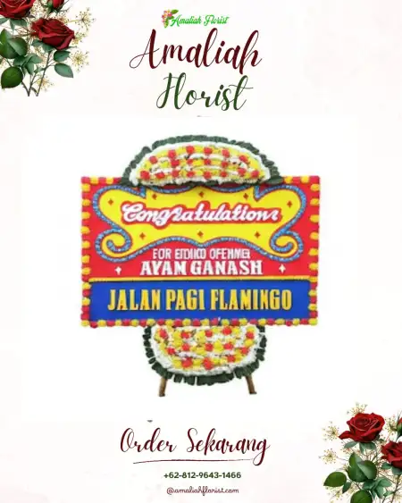 Sewa Papan Bunga Gedung Wedding Bogor Kota